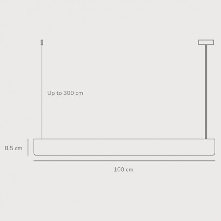 LED Pendant Lamp Beau 100 (15W)