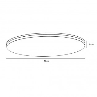 LED-Deckenleuchte VIC 29 (24W)