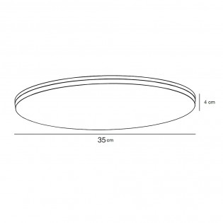 LED-Deckenleuchte VIC 35 (36W)