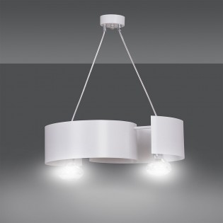 Ceiling Lamp Bisón White (2 lights)