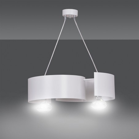 Ceiling Lamp Bisón White (2 lights)