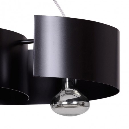 Ceiling Lamp Bisón Black (3 lights)