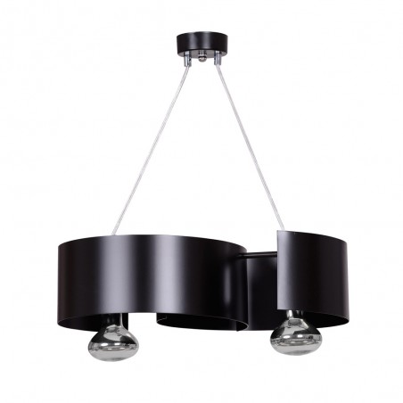 Ceiling Lamp Bisón Black (2 lights)