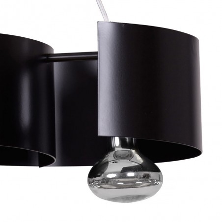 Ceiling Lamp Bisón Black (2 lights)