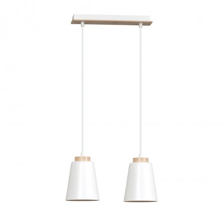 Ceiling Track Lamp Lasso White (2 lights)