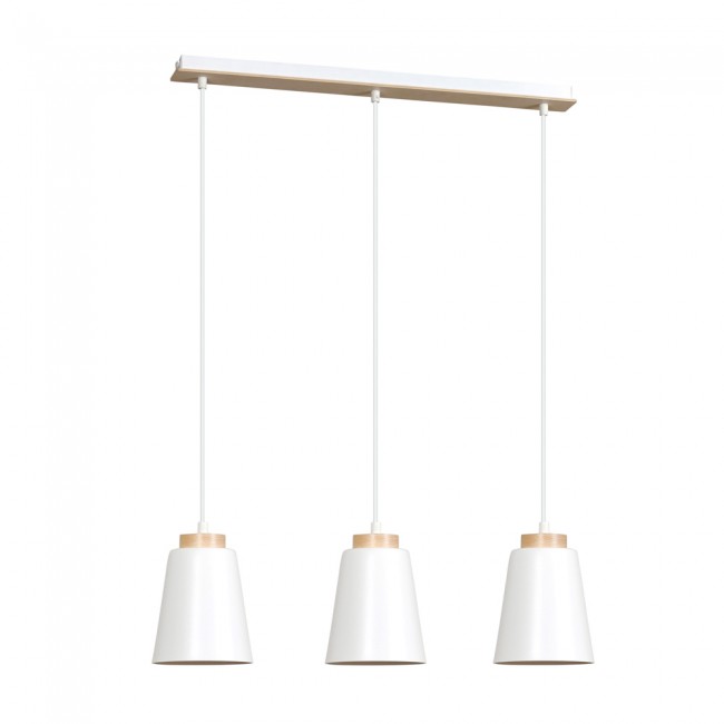 Ceiling Track Lamp Lasso White (3 lights)