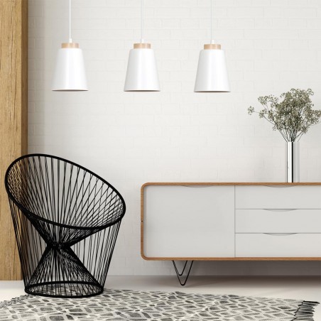Ceiling Track Lamp Lasso White (3 lights)