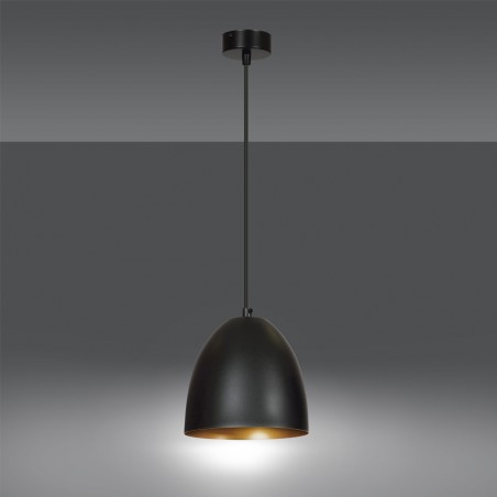 Ceiling Lamp Jonix Black/Gold