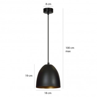 Ceiling Lamp Jonix White/Gold