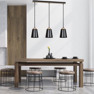 Ceiling Track Lamp Lasso Black (3 lights)
