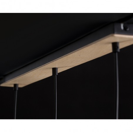 Ceiling Track Lamp Lasso Black (3 lights)