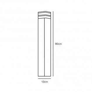 Outdoor Bollard Lamp Elm