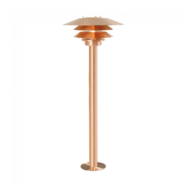 Outdoor Bollard Light Copper