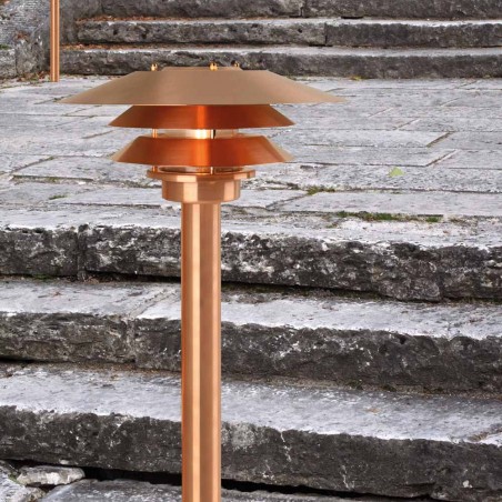Outdoor Bollard Light Copper