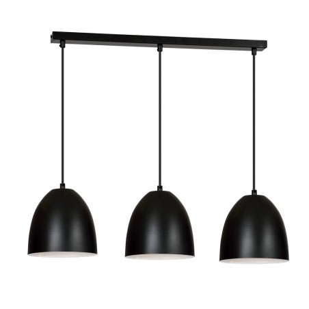 Ceiling Track Lamp Jonix Black (3 lights)