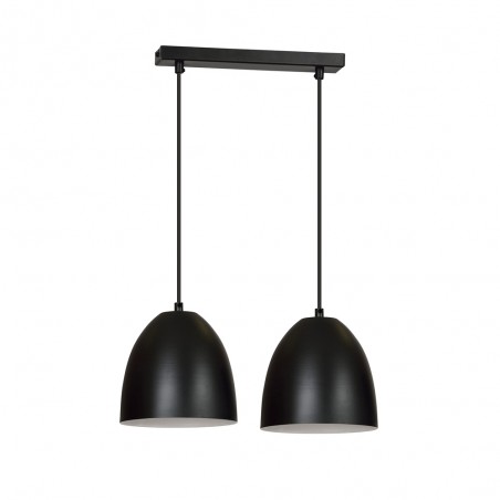 Ceiling Track Lamp Jonix Black (2 lights)