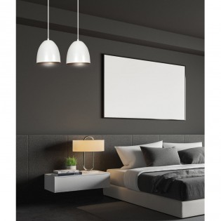 Ceiling Track Lamp Jonix White/Gold (2 lights)