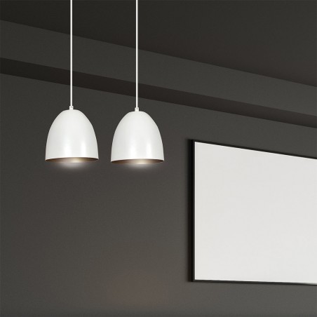 Ceiling Track Lamp Jonix White/Gold (2 lights)