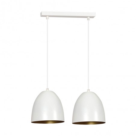 Ceiling Track Lamp Jonix White/Gold (2 lights)
