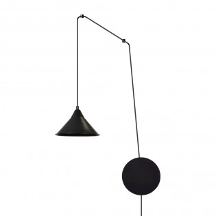 Cerremo Wandleuchte Schwarz