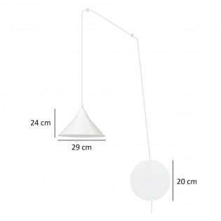 Wall Lamp Cerremo White