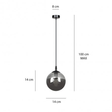 Ceiling Lamp Sagan Graphite