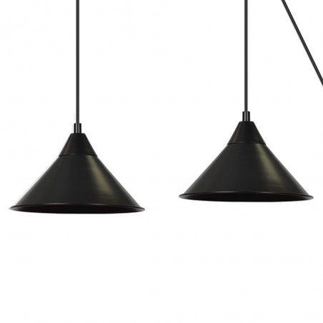 Cerremo Wandleuchte Schwarz (3 Leuchten)