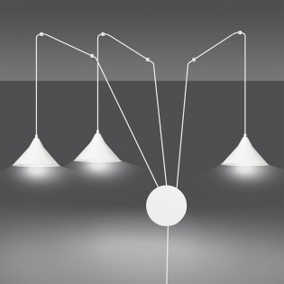 Cerremo Wandleuchte Weiß (3 Leuchten)