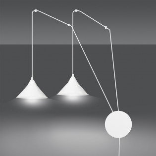Wall Lamp Cerremo White (2 lights)