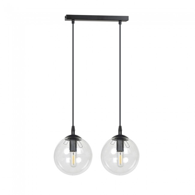 Ceiling Track Lamp Sagan Transparent (2 lights)