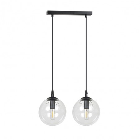 Ceiling Track Lamp Sagan Transparent (2 lights)