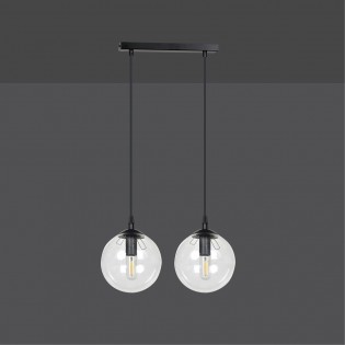 Ceiling Track Lamp Sagan Transparent (2 lights)