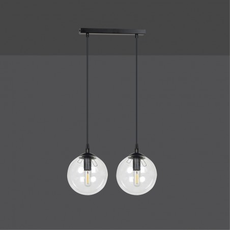 Ceiling Track Lamp Sagan Transparent (2 lights)