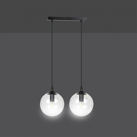 Ceiling Track Lamp Sagan Transparent (2 lights)