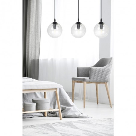 Ceiling Track Lamp Sagan Transparent (3 lights)