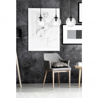 Ceiling Track Lamp Sagan Transparent (3 lights)