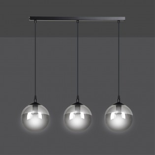 Ceiling Track Lamp Sagan Graphite (3 lights)