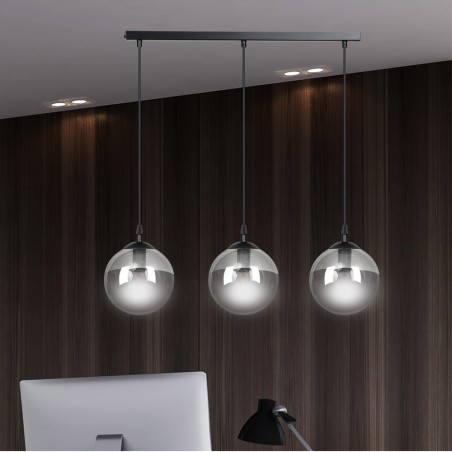 Ceiling Track Lamp Sagan Graphite (3 lights)