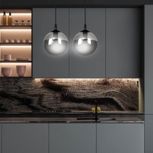 Ceiling Track Lamp Sagan Graphite (2 lights)