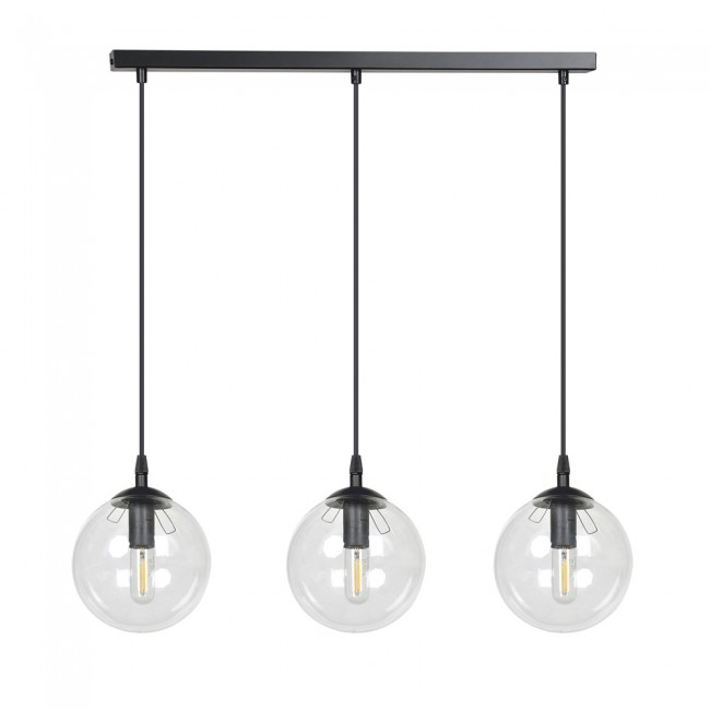 Ceiling Track Lamp Sagan Transparent (3 lights)