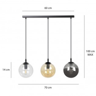 Ceiling Track Lamp Sagan Mix (3 lights)