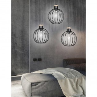 Regleta de techo Antilla Negro (3 luces)
