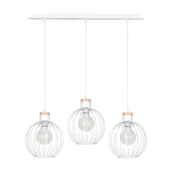 Ceiling Track Lamp Antilla White (3 lights)
