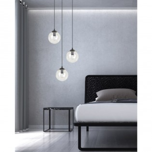 Cluster Pendant Lamp Sagan Transparent (3 lights)