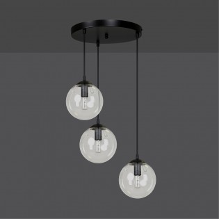 Cluster Pendant Lamp Sagan Transparent (3 lights)