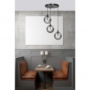 Cluster Pendant Lamp Sagan Graphite (3 lights)