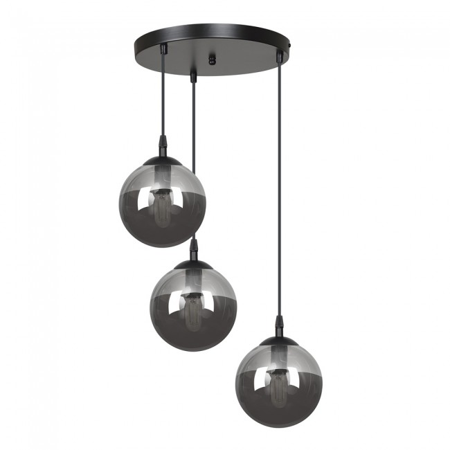 Cluster Pendant Lamp Sagan Graphite (3 lights)