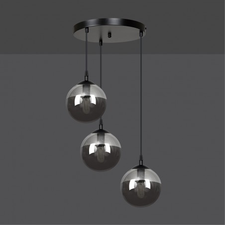 Cluster Pendant Lamp Sagan Graphite (3 lights)