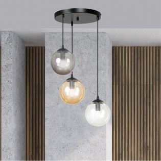 Cluster Pendant Lamp Sagan Mix (3 lights)
