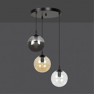 Cluster Pendant Lamp Sagan Mix (3 lights)